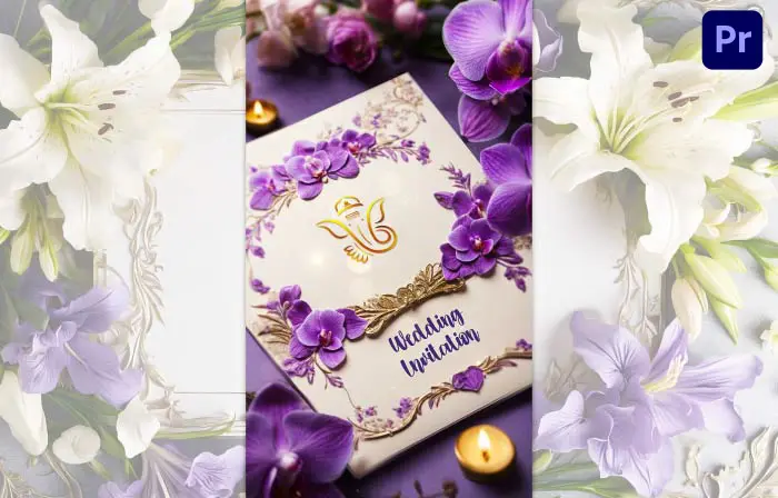 Elite 3D Floral Hindu Wedding Invitation Instagram Story
